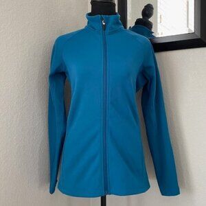 ROSSIGNOL Baltic Blue Full Zip Fleece Jacket Coat Medium
